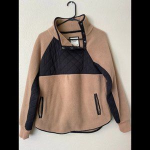 Abercrombie & Fitch Asymmetrical Snap-Up Fleece